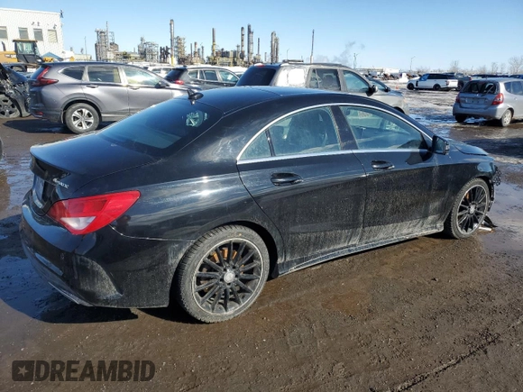 2017 Mercedes-Benz CLA 250 with VIN WDDSJ4GB0HN436503, listed as a Copart auction lot 46298725 with 61,836 mi miles and Salvage Title. Bid and sale history available at DreamBid. Image 3.