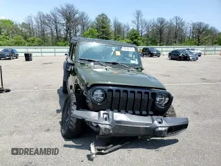 2022 Jeep Wrangler Unlimited Willys with VIN 1C4HJXDN4NW265295, listed as a Copart auction lot 58786775 with Not provided miles and Salvage title. Bid and sale history available at DreamBid. Image 15.