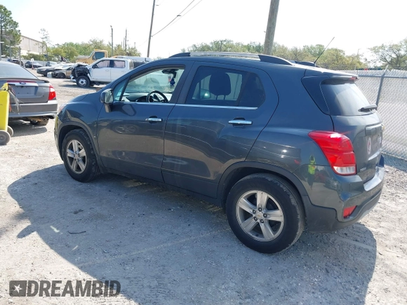 2018 Chevrolet Trax LT with VIN KL7CJLSB1JB580095, listed as a IAAI auction lot 41792737 with 72,503 mi miles and . Bid and sale history available at carsss.com. Image 3.
