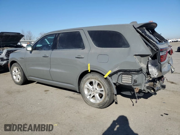 2021 Dodge Durango R/T with VIN 1C4SDHCT5MC761838, listed as a Copart auction lot 88305825 with 58,840 mi miles and Salvage Title. Bid and sale history available at DreamBid. Image 2.