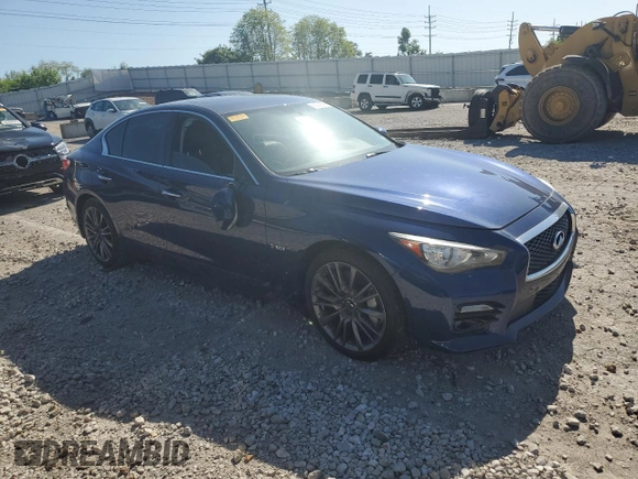 2016 Infiniti Q50 Red Sport 400 с VIN JN1FV7AR4GM451102, выставлен на аукционе Copart как лот 56391595 с пробегом 95 916 миль миль и На запчасти • Non repairable. История ставок и продаж доступна на DreamBid. Изображение 4.