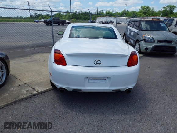 2005 Lexus SC with VIN JTHFN48Y750066841, listed as a IAAI auction lot 42146165 with 129,193 mi miles. Bid and sale history available at carsss.com. Image 16.