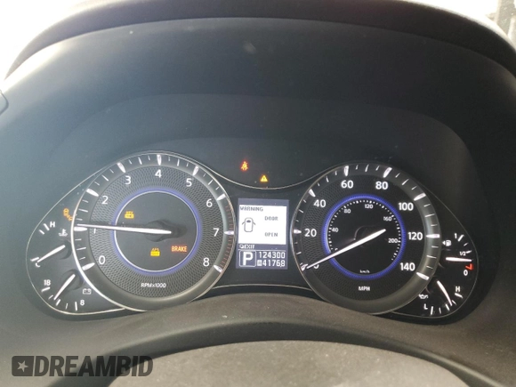 2012 Infiniti QX56 7-passenger with VIN JN8AZ2NF8C9515013, listed as a Copart auction lot 73123884 with 124,300 mi miles and Salvage Title. Bid and sale history available at carsss.com. Image 9.