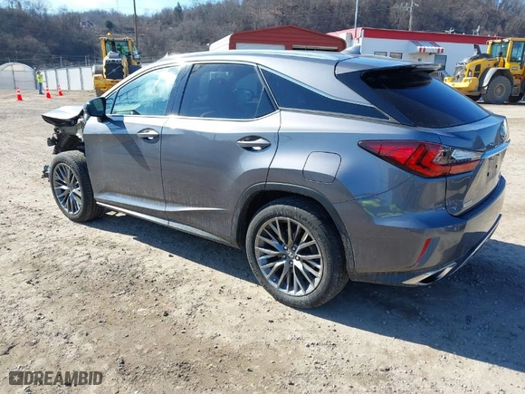 2019 Lexus RX with VIN 2T2BZMCAXKC174687, listed as a IAAI auction lot 41708364 with 59498 miles. Bid and sale history available at carsss.com. Image 3.