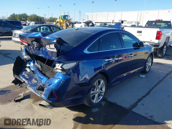 2018 Hyundai Sonata SEL with VIN 5NPE34AFXJH669873, listed as a IAAI auction lot 41375443 with 100,407 mi miles and . Bid and sale history available at DreamBid. Image 4.