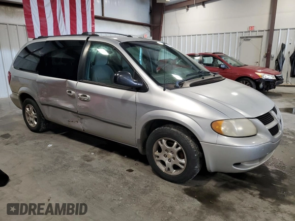 2002 Dodge Caravan EX with VIN 2B8GP74L52R545395, listed as a Copart auction lot 73594244 with 294,390 mi miles and Salvage Title. Bid and sale history available at carsss.com. Image 4.