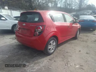 2013 Chevrolet Sonic LT with VIN 1G1JC6SH4D4205877, listed as a IAAI auction lot 41461380 with 113,780 mi miles. Bid and sale history available at carsss.com. Image 3.