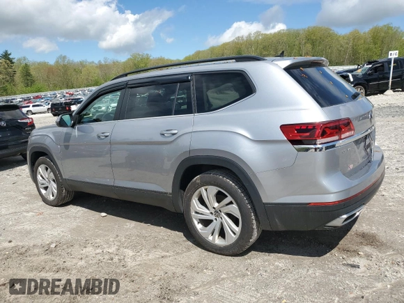 2021 Volkswagen Atlas SE z VIN 1V2HR2CA6MC578695, wystawiony jako Copart lot #55971135 z przebiegiem 94 123 mil mil oraz Szkoda całkowita • Salvage title. Historia ofert i sprzedaży dostępna na DreamBid. Obrazek 2.