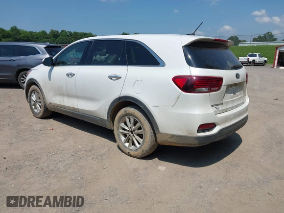 2019 Kia Sorento LX with VIN 5XYPGDA51KG560134, listed as a IAAI auction lot 42567418 with 112,494 mi miles and . Bid and sale history available at DreamBid. Image 3.