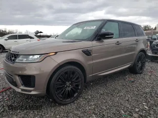2018 Land Rover Range Rover Sport HSE Dynamic with VIN SALWV2SV3JA196875, listed as a Copart auction lot 46709375 with 45,258 mi miles and Salvage Title. Bid and sale history available at carsss.com. Image 1.