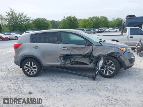 2016 Kia Sportage LX with VIN KNDPB3AC9G7846454, listed as a IAAI auction lot 42093337 with 143,513 mi miles. Bid and sale history available at carsss.com. Image 14.