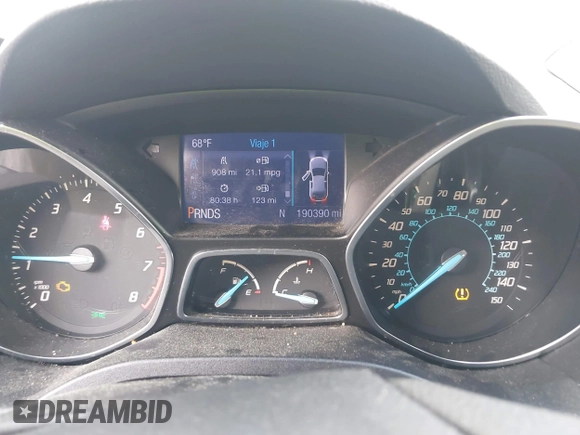 2013 Ford Escape SE with VIN 1FMCU0GX4DUA95161, listed as a IAAI auction lot 42393874 with 190,390 mi miles and . Bid and sale history available at DreamBid. Image 7.