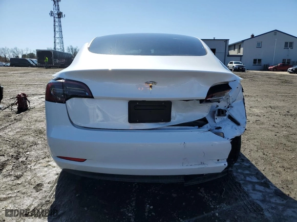 2023 Tesla Model 3 with VIN 5YJ3E1EA3PF610069, listed as a Copart auction lot 50327635 with 19,495 mi miles and Salvage Title. Bid and sale history available at carsss.com. Image 6.