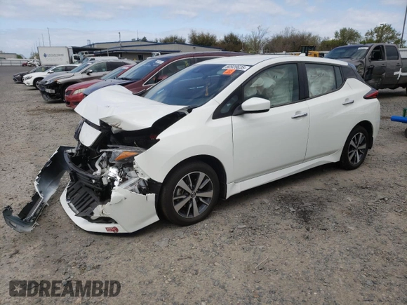 2022 Nissan LEAF S Plus z VIN 1N4BZ1BV9NC561645, wystawiony jako Copart lot #50939635 z przebiegiem 118 525 mil mil oraz Szkoda całkowita • Salvage title. Historia ofert i sprzedaży dostępna na DreamBid. Obrazek 1.