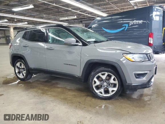 2021 Jeep Compass Limited with VIN 3C4NJDCBXMT579353, listed as a Copart auction lot 55634215 with 98,644 mi miles and Salvage title. Bid and sale history available at DreamBid. Image 4.