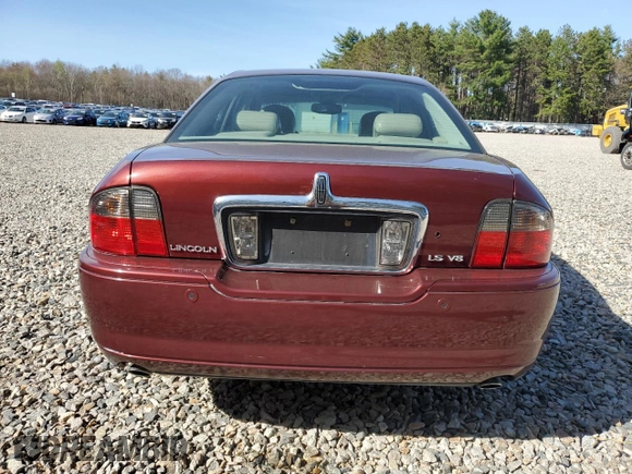 2004 Lincoln LS w/Sport Pkg with VIN 1LNHM87A84Y642005, listed as a Copart auction lot 55619475 with 98,859 mi miles and Clean Title. Bid and sale history available at carsss.com. Image 6.