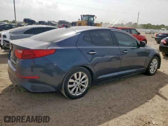 2015 Kia Optima EX with VIN 5XXGN4A7XFG487654, listed as a Copart auction lot 63530695 with 101,943 mi miles and Clean title. Bid and sale history available at DreamBid. Image 3.