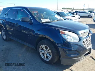 2016 Chevrolet Equinox LS with VIN 2GNALBEK0G1147443, listed as a IAAI auction lot 41213568 with 126,350 mi miles. Bid and sale history available at carsss.com. Image 1.
