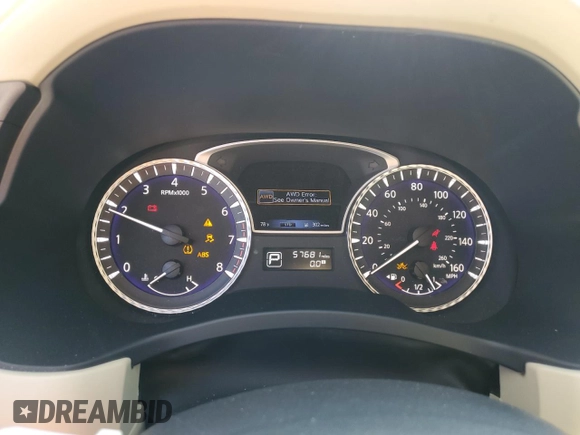 2020 Infiniti QX60 LUXE with VIN 5N1DL0MM4LC537300, listed as a Copart auction lot 49049205 with 57,681 mi miles and Salvage Title. Bid and sale history available at carsss.com. Image 9.