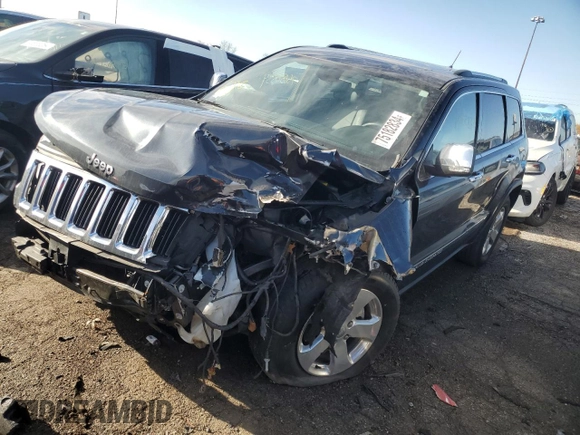 2013 Jeep Grand Cherokee Limited with VIN 1C4RJEBG6DC520591, listed as a Copart auction lot 75182834 with 78,127 mi miles and Salvage Title. Bid and sale history available at carsss.com. Image 1.
