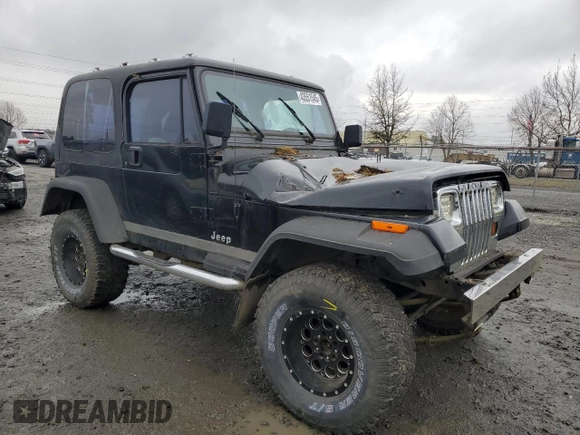 1992 Jeep Wrangler with VIN 2J4FY29S2NJ525697, listed as a Copart auction lot 43551545 with 281,770 mi miles and Salvage Title. Bid and sale history available at carsss.com. Image 4.