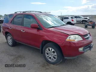 2003 Acura MDX Touring Pkg with VIN 2HNYD18633H533590, listed as a IAAI auction lot 39988081 with 248,527 mi miles. Bid and sale history available at carsss.com. Image 1.