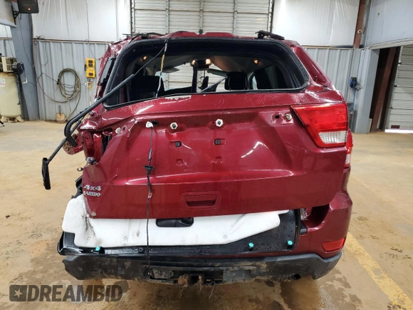 2013 Jeep Grand Cherokee Laredo with VIN 1C4RJFAG4DC635309, listed as a Copart auction lot 45188995 with 134,249 mi miles and Salvage Title. Bid and sale history available at carsss.com. Image 6.