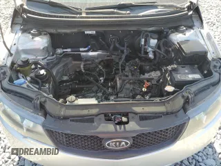 2010 Kia Forte LX with VIN KNAFT4A23A5107621, listed as a Copart auction lot 53696985 with 124,833 mi miles and Salvage Title. Bid and sale history available at carsss.com. Image 11.