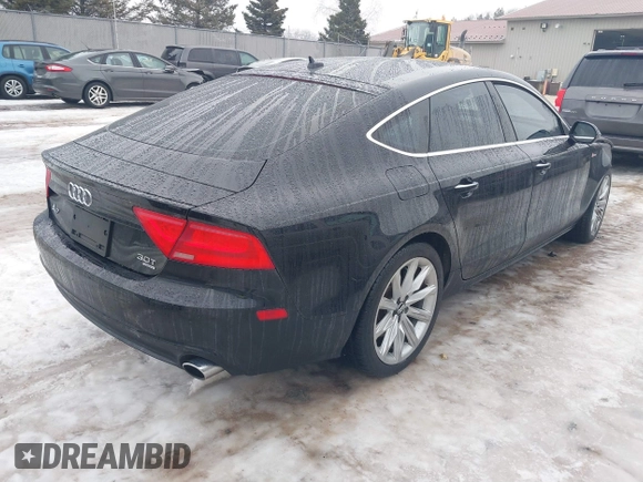 2013 Audi A7 Premium Plus with VIN WAUYGAFC1DN008541, listed as a IAAI auction lot 41193677 with 110,092 mi miles and . Bid and sale history available at DreamBid. Image 4.
