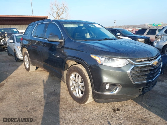 2021 Chevrolet Traverse LT Leather with VIN 1GNERHKW1MJ160570, listed as a IAAI auction lot 41224766 with 109,519 mi miles. Bid and sale history available at carsss.com. Image 1.