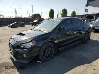 2017 Subaru WRX STI with VIN JF1VA2M69H9825397, listed as a Copart auction lot 59593985 with 82,810 mi miles and Salvage title. Bid and sale history available at DreamBid. Image 1.