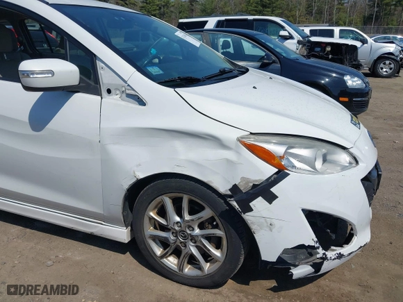 2013 Mazda Mazda5 Grand Touring with VIN JM1CW2DL7D0157980, listed as a IAAI auction lot 42114014 with 201,562 mi miles. Bid and sale history available at carsss.com. Image 6.