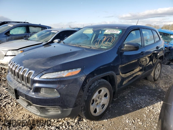 2015 Jeep Cherokee Sport z VIN 1C4PJLAB7FW531697, wystawiony jako Copart lot #49460415 z przebiegiem 145 023 mil mil oraz Czysty tytuł • Clean title. Historia ofert i sprzedaży dostępna na DreamBid. Obrazek 1.