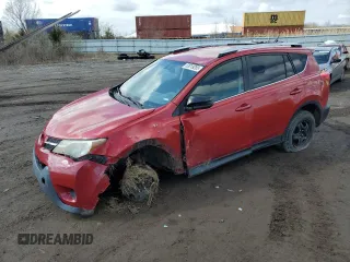 2015 Toyota RAV4 LE with VIN JTMBFREV8FD126981, listed as a Copart auction lot 53019285 with 185,248 mi miles and Salvage Title. Bid and sale history available at carsss.com. Image 1.