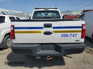 2011 Ford F-350 XL with VIN 1FTRF3B62BEA42474, listed as a Copart auction lot 53063855 with 210,877 mi miles and Salvage title. Bid and sale history available at DreamBid. Image 6.