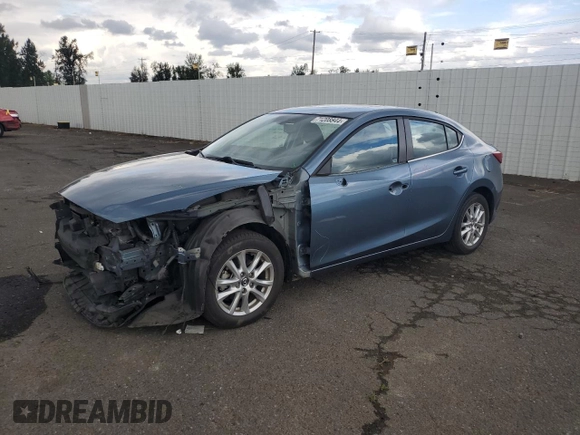 2016 Mazda 3 i Touring with VIN JM1BM1W71G1285237, listed as a Copart auction lot 71208844 with 94,534 mi miles and Salvage Title. Bid and sale history available at DreamBid. Image 1.