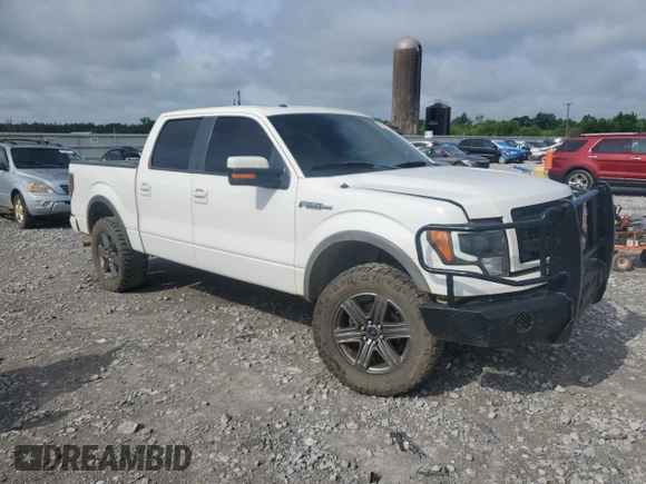 2013 Ford F-150 XL with VIN 1FTFW1EF3DKD19320, listed as a Copart auction lot 57107975 with 258,279 mi miles and Salvage title. Bid and sale history available at DreamBid. Image 4.