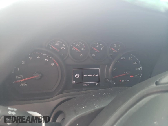 2023 GMC Sierra 1500 with VIN 3GTNHAED3PG354181, listed as a Copart auction lot 67468104 with 7,313 mi miles and Salvage Title. Bid and sale history available at DreamBid. Image 9.