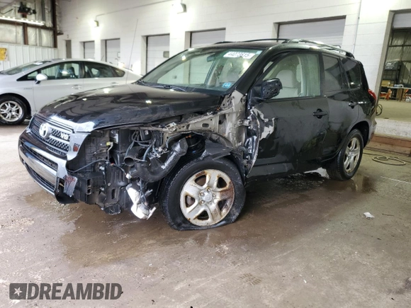 2008 Toyota RAV4 with VIN JTMZK33V885020649, listed as a Copart auction lot 44073615 with 0 mi miles and Salvage Title. Bid and sale history available at carsss.com. Image 1.
