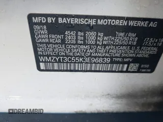 2019 MINI Countryman Cooper S with VIN WMZYT3C55K3E96839, listed as a IAAI auction lot 41478815 with 40,756 mi miles and . Bid and sale history available at DreamBid. Image 9.
