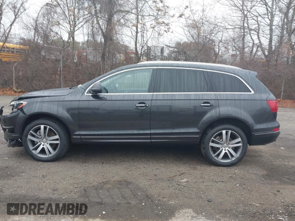 2014 Audi Q7 Premium Plus with VIN WA1LMAFE3ED016102, listed as a IAAI auction lot 40954158 with 129,143 mi miles and . Bid and sale history available at DreamBid. Image 14.
