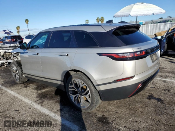 2020 Land Rover Range Rover Velar S with VIN SALYB2EX0LA259593, listed as a Copart auction lot 42137804 with 44,011 mi miles. Bid and sale history available at carsss.com. Image 2.