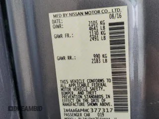 2017 Nissan Maxima SR z VIN 1N4AA6AP4HC377317, wystawiony jako Copart lot #51480785 z przebiegiem 146 594 mil mil oraz Szkoda całkowita • Salvage title. Historia ofert i sprzedaży dostępna na DreamBid. Obrazek 13.