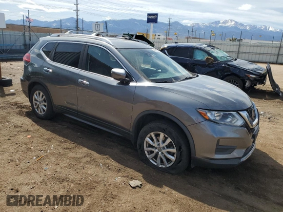 2019 Nissan Rogue SV with VIN JN8AT2MV1KW393590, listed as a Copart auction lot 50365955 with 107,923 mi miles and Salvage Title. Bid and sale history available at carsss.com. Image 4.
