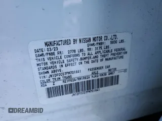 2023 Nissan ARIYA Platinum+ z VIN JN1DF0CD7PM701641, wystawiony jako Copart lot #37471954 z przebiegiem Nie podano mil oraz . Historia ofert i sprzedaży dostępna na DreamBid. Obrazek 12.