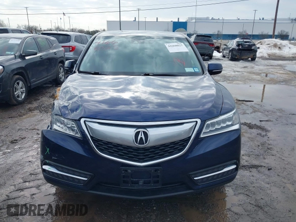 2015 Acura MDX Tech Pkg with VIN 5FRYD4H47FB002889, listed as a IAAI auction lot 41668025 with 96,781 mi miles. Bid and sale history available at carsss.com. Image 12.