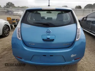 2012 Nissan LEAF SL with VIN JN1AZ0CP2CT021456, listed as a Copart auction lot 56057385 with 55,193 mi miles and Clean Title. Bid and sale history available at DreamBid. Image 6.