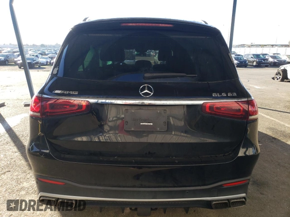 2021 Mercedes-Benz GLS with VIN 4JGFF8KE6MA316191, listed as a Copart auction lot 87205584 with 52,108 mi miles and Salvage Title. Bid and sale history available at carsss.com. Image 6.