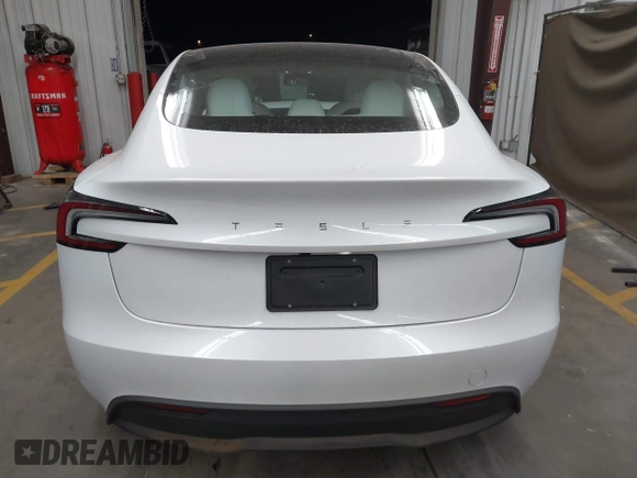 2024 Tesla Model 3 with VIN 5YJ3E1EA9RF836300, listed as a IAAI auction lot 41988009 with 9,989 mi miles. Bid and sale history available at carsss.com. Image 17.