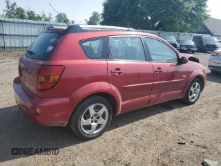 2005 Pontiac Vibe with VIN 5Y2SL63895Z432464, listed as a Copart auction lot 62268525 with 136,009 mi miles and Clean title. Bid and sale history available at DreamBid. Image 3.